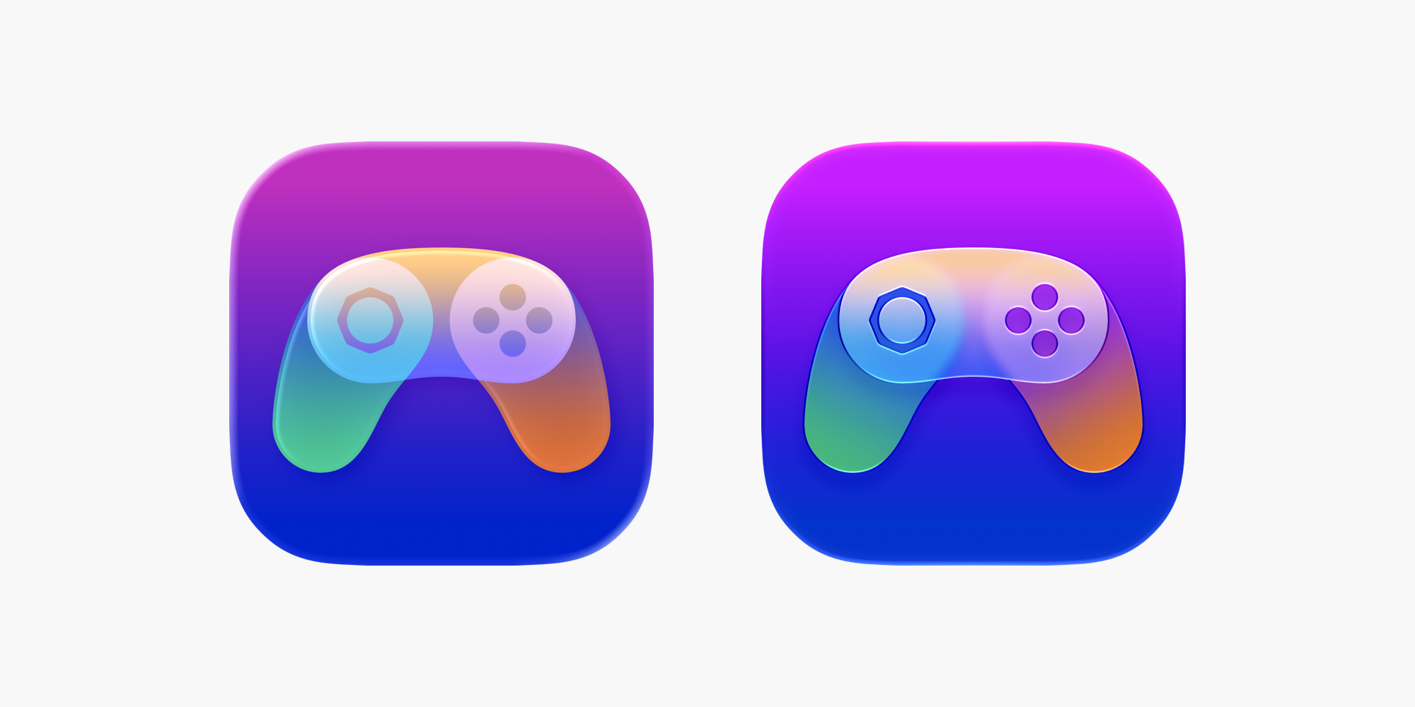 Gamery icon comparison