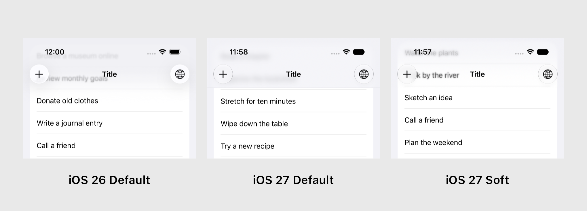 Edge effect comparison