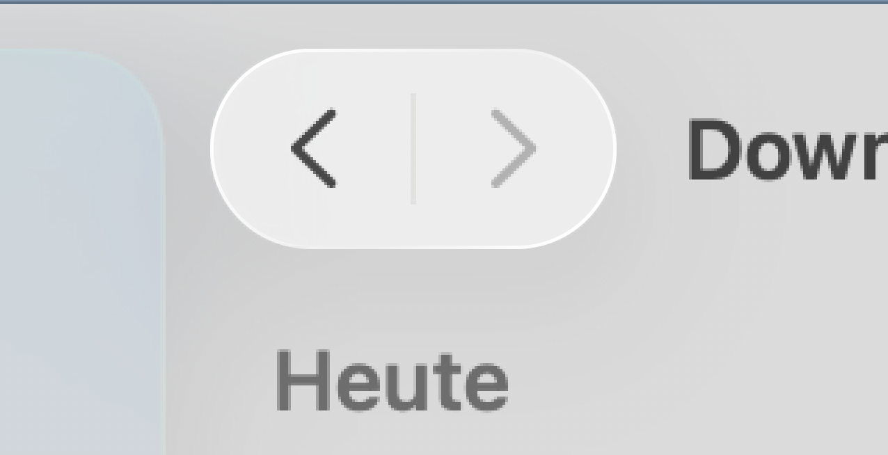 Finder toolbar, zoomed in